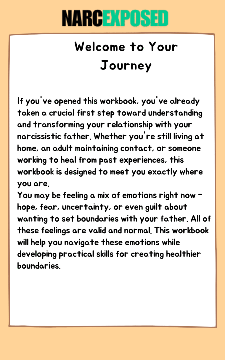 Ultimate Boundary Workbook For Healing From a Narcissistic Father - Image 2