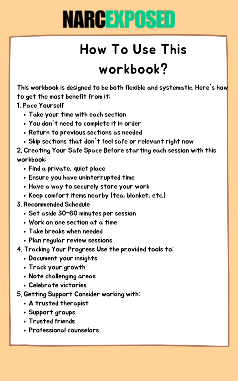 Ultimate Boundary Workbook For Healing From a Narcissistic Father - Image 4