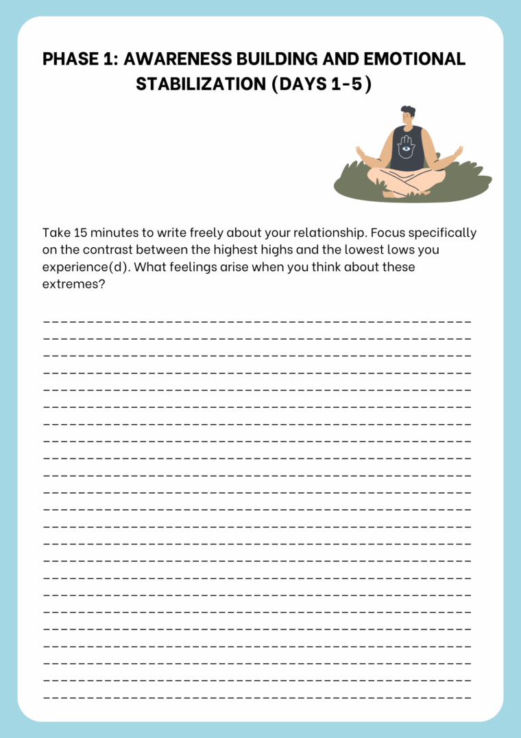 30 Day Trauma Bond Recovery Workbook - Image 7