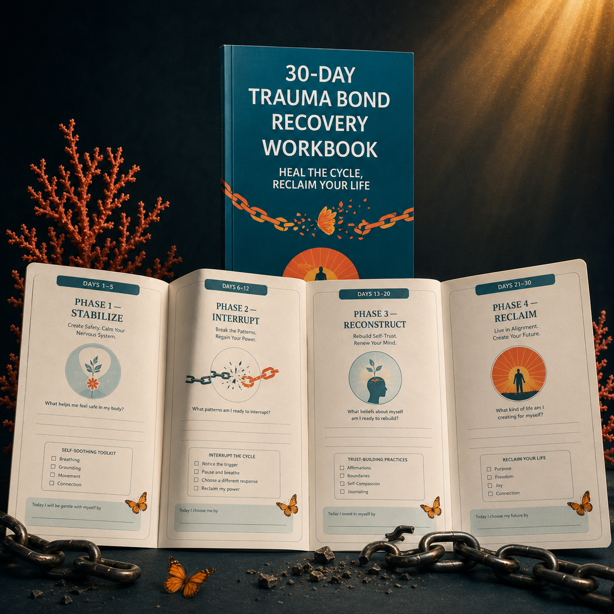 Trauma bond recovery workbok