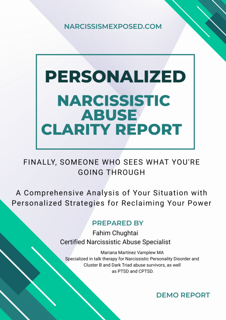 Personalized Narcissistic Abuse Clarity Report