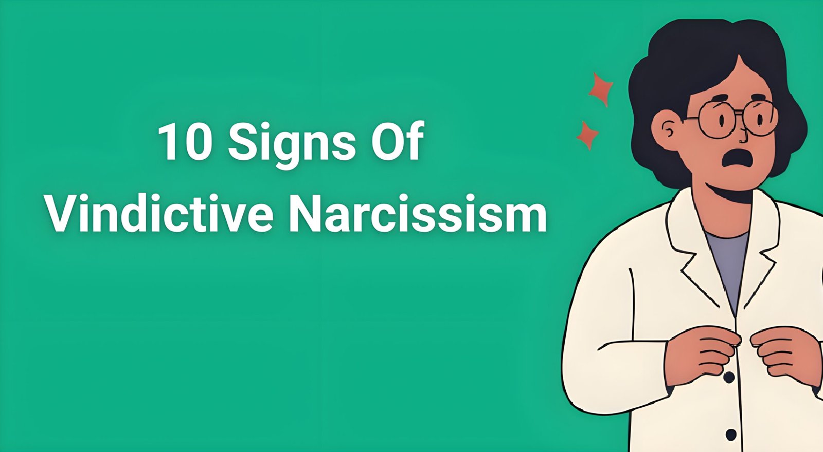 Warning signs of vindictive narcissism - person showing manipulative behavior"