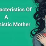 25 characteristics of a narcissistic mother - Illustration of mother and child showing complex emotional dynamics and control
