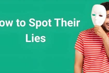Are narcissists liars featured image showing how to spot their lies with man hiding behind white mask representing deception