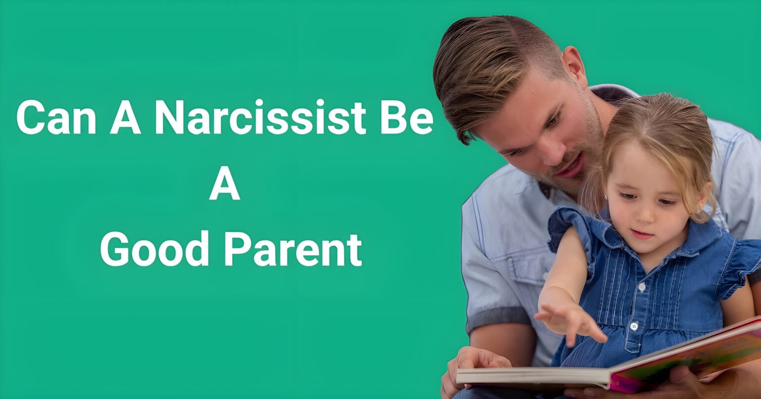 Can a narcissist be a good parent - Father reading with daughter showing difference between genuine and performative parenting