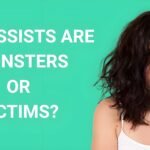 Are narcissist bad people featured image with confused woman and text asking narcissists are monsters or victim
