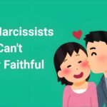 Are narcissists cheaters featured image showing why narcissists can't stay faithful with couple kissing while another person watches upset