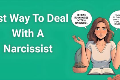 Best way to deal with a narcissist - Woman learning boundary setting strategies and communication techniques