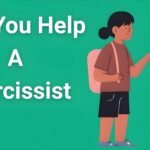 Person reaching out to help someone across a emotional divide representing the challenge of helping a narcissist