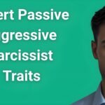 Person showing subtle manipulative behavior with overlay text about covert passive aggressive narcissist traits