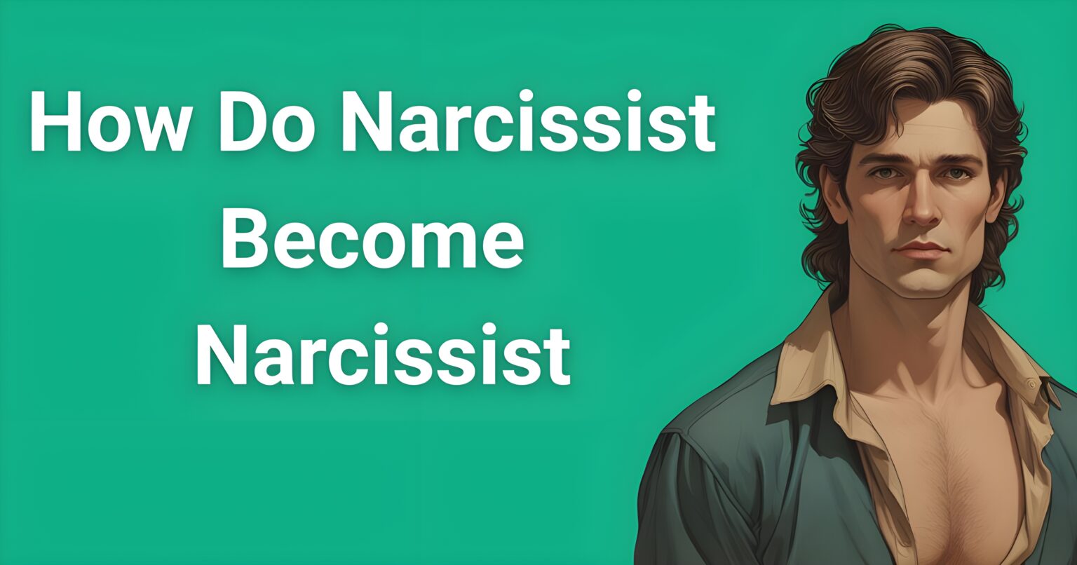 How do narcissist become narcissist - Artistic representation of complex psychological development and childhood origins of narcissistic personality
