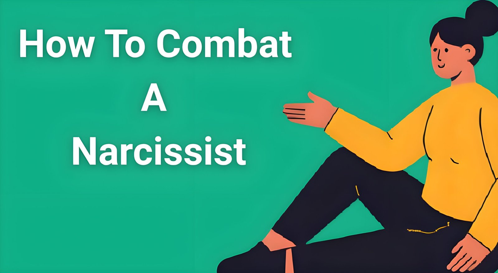 Person setting boundaries with narcissist - how to combat narcissistic behavior effectively