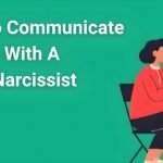 Woman setting boundaries while communicating with narcissist - how to communicate with a narcissist safely"
