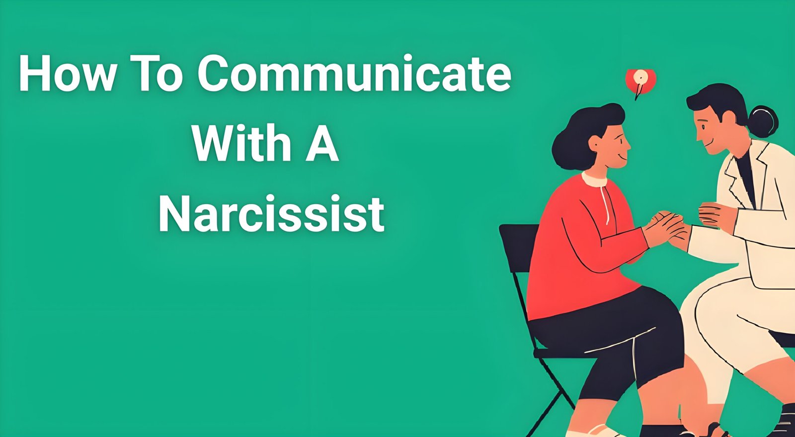 Woman setting boundaries while communicating with narcissist - how to communicate with a narcissist safely"