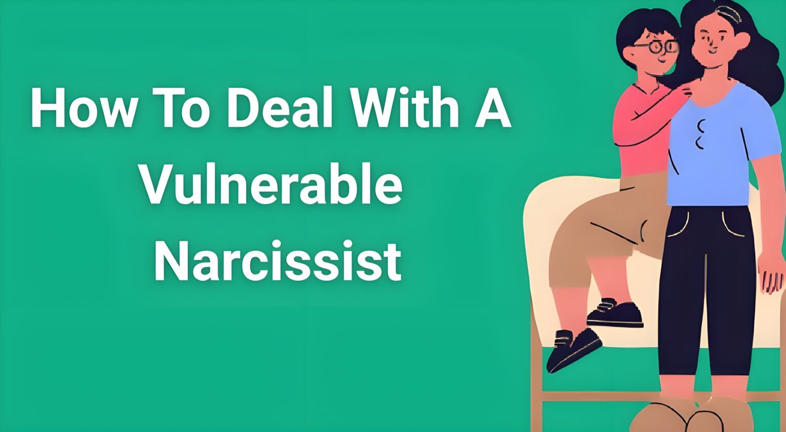 Person setting boundaries with a vulnerable narcissist using protective strategies and emotional intelligence