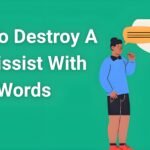 "Person confidently speaking with empowering words that neutralize narcissistic manipulation and establish healthy boundaries