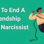 Person breaking free from toxic chains representing how to end a friendship with a narcissist