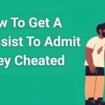 Person confronting narcissistic partner about cheating with evidence and calm demeanor