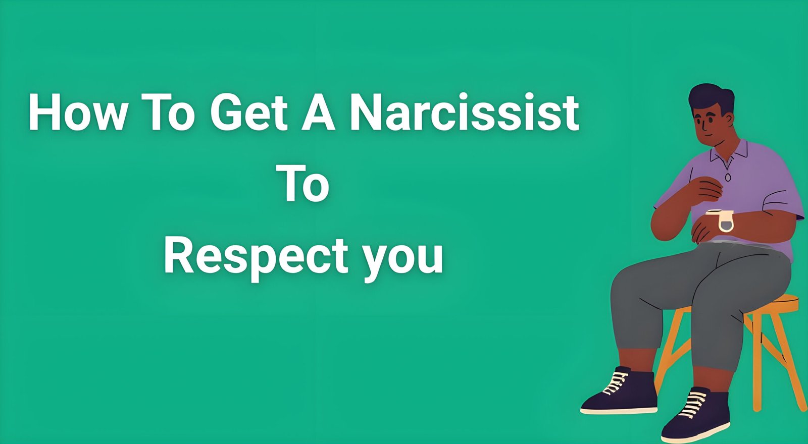 Person setting confident boundaries with narcissist - how to get narcissist to respect you strategies