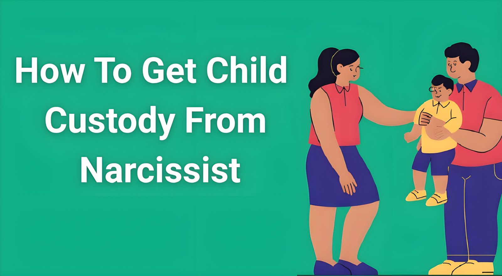 Parent protecting child during custody battle with narcissistic ex-partner in family court setting