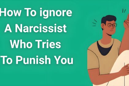 Person finding peace and strength while learning how to ignore a narcissist who tries to punish you through toxic manipulation tactics