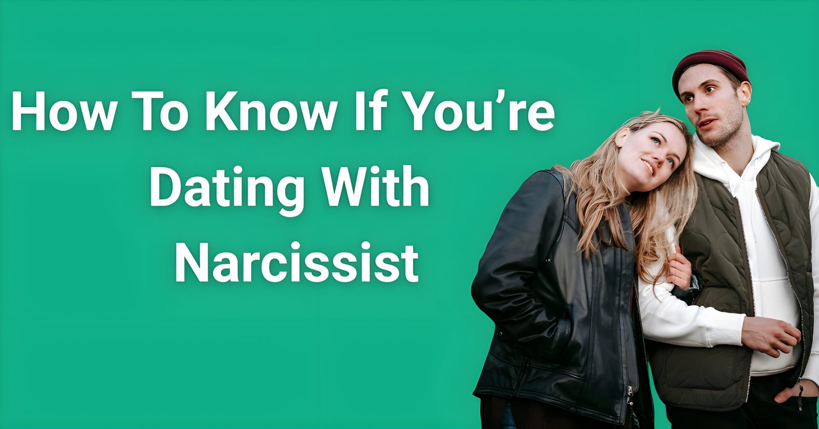 How to know if you're dating a narcissist - Young couple appearing happy together masking potential relationship warning signs