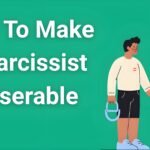 Person setting boundaries with narcissist, showing confident body language and emotional protection strategies