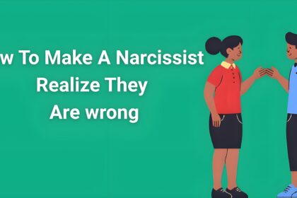 Person standing confidently while speaking to someone, representing effective communication tactics with a narcissist
