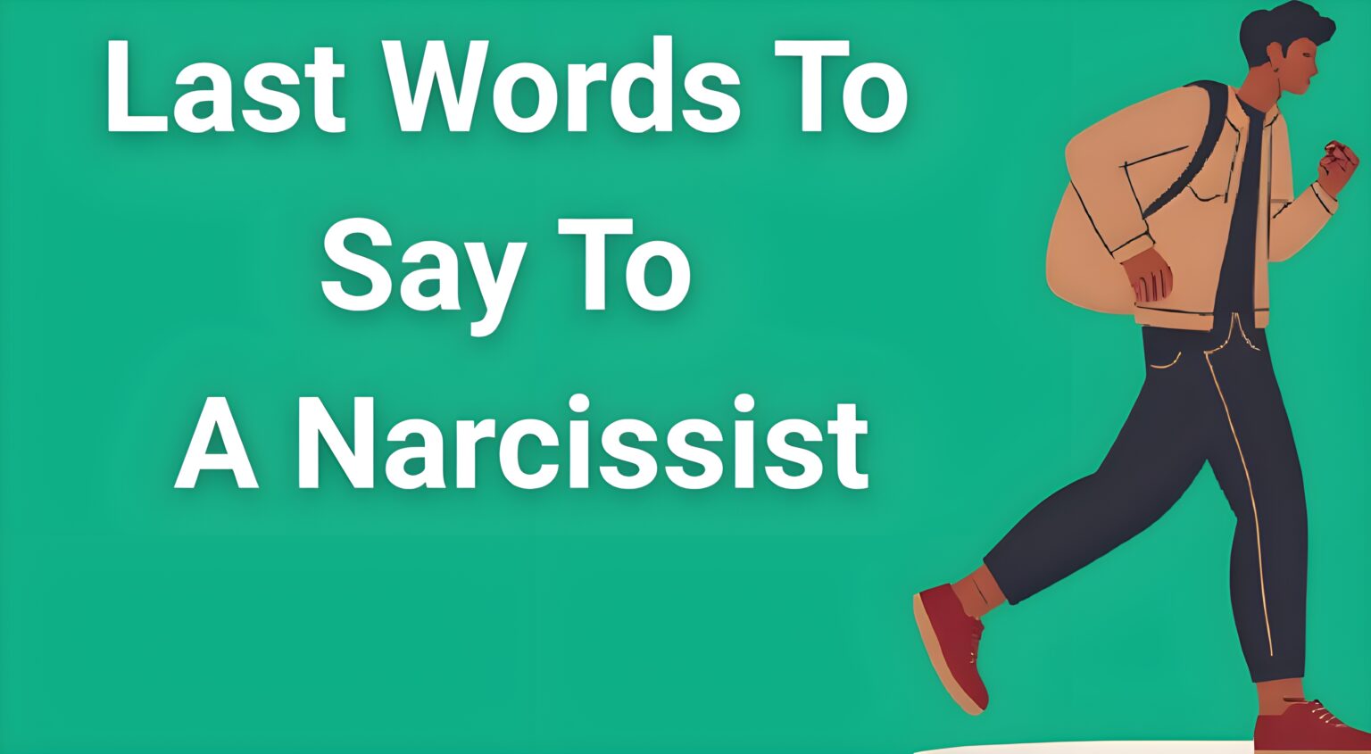 Person walking away in silence from toxic relationship representing the power of saying no last words to a narcissist