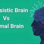 Narcissistic brain vs normal brain illustrated with neural pathways showing structural differences in empathy center