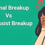 "Woman looking confused comparing normal breakup pain versus narcissistic discard trauma and emotional manipulation"
