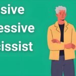 Person looking confused and overwhelmed while another person stands in background with arms crossed showing passive aggressive narcissist behavior