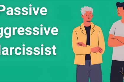 Person looking confused and overwhelmed while another person stands in background with arms crossed showing passive aggressive narcissist behavior