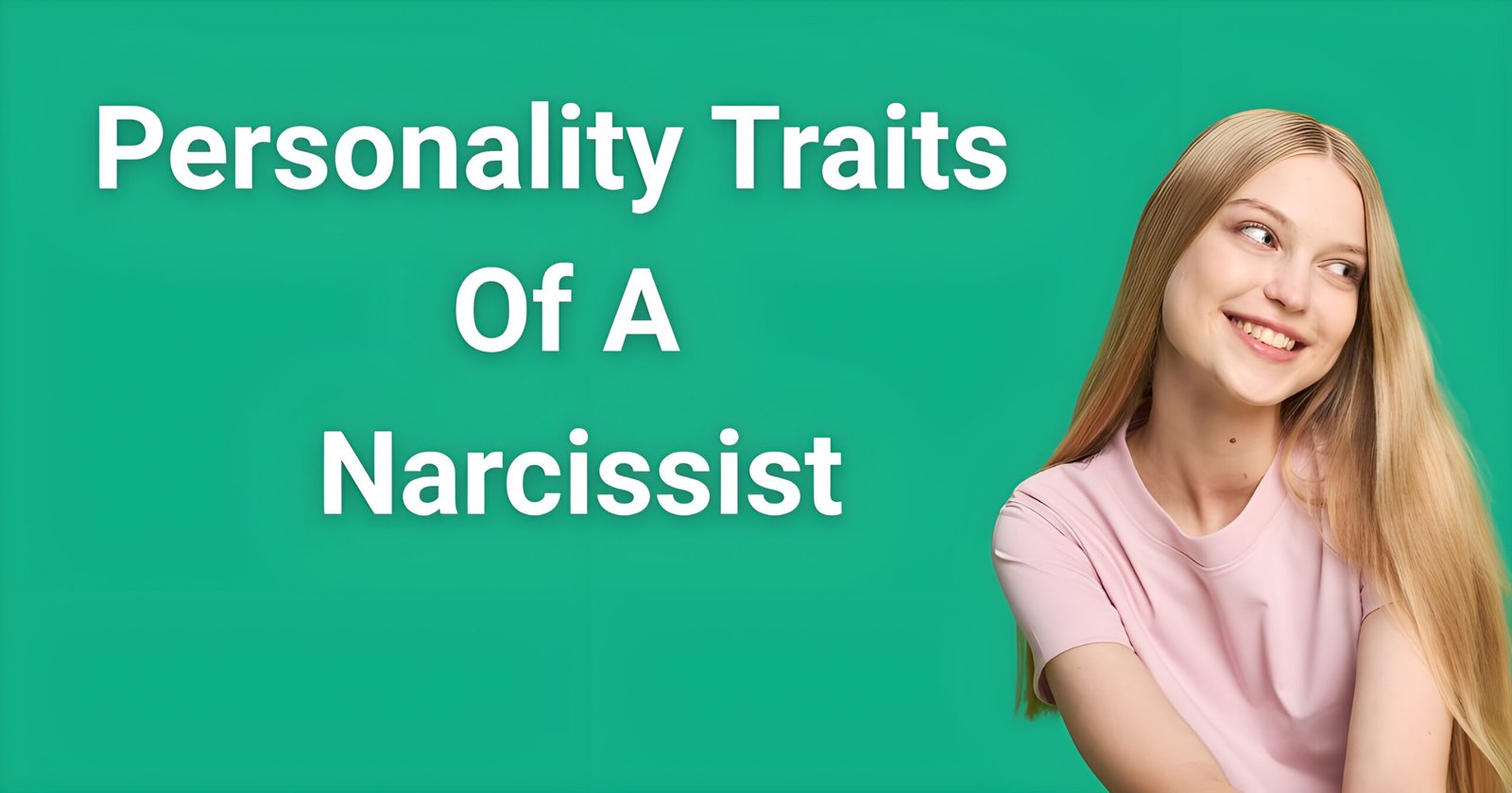 Personality traits of a narcissist - Charming woman smiling showing how narcissistic traits hide behind appealing facade