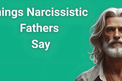 Things narcissistic fathers say - Older man representing authoritative father figure who uses harmful phrases to control children