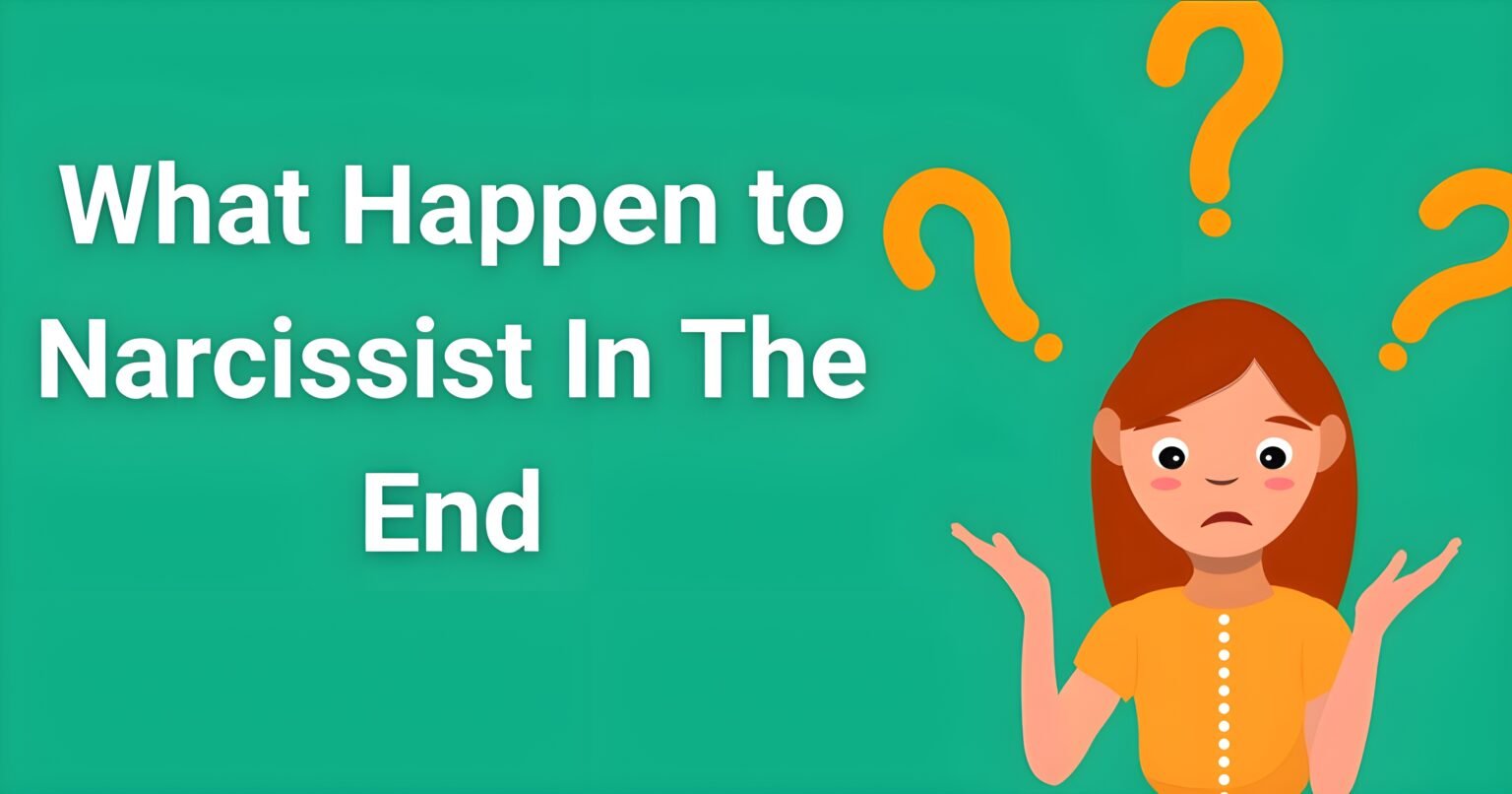 What happens to narcissists in the end - confused woman with question marks wondering about narcissistic consequences