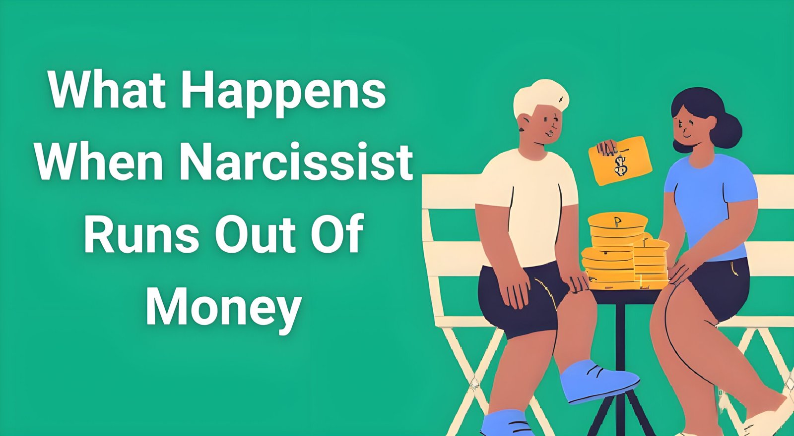 "What happens when a narcissist runs out of money - 7 stages of financial crisis and behavioral changes