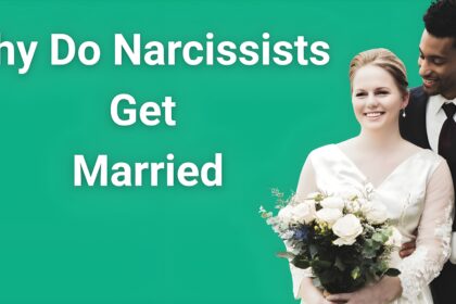 Why do narcissists get married - Happy wedding couple showing facade of perfect marriage hiding manipulative motivations"