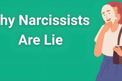 Why narcissists lie - Woman whispering showing deceptive behavior and manipulation tactics explained by therapist