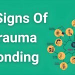 10 signs of trauma bonding infographic showing warning signs and red flags in toxic relationships