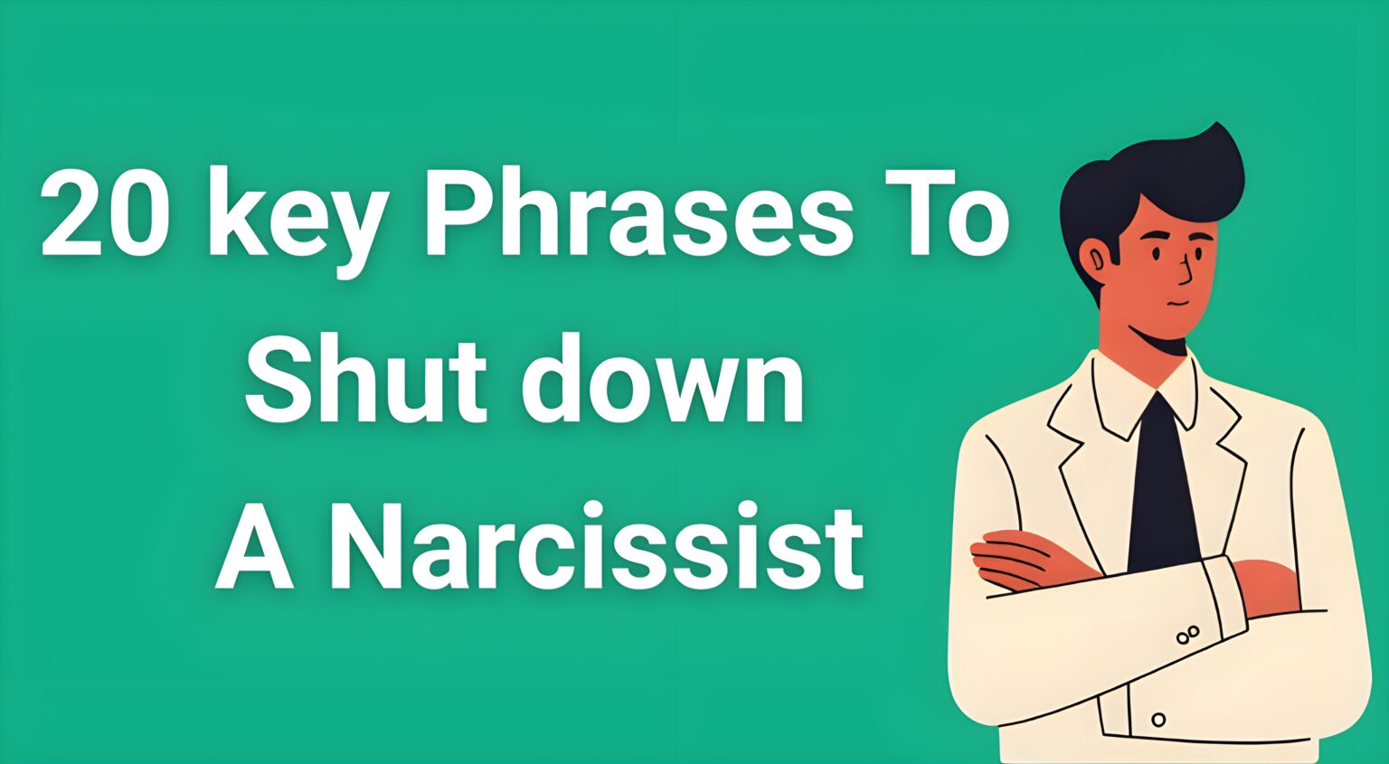 Person confidently using key phrases to shut down narcissistic behavior and reclaim control