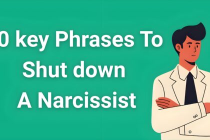 Person confidently using key phrases to shut down narcissistic behavior and reclaim control