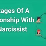 Infographic showing the 5 stages of a relationship with a narcissist: idealization, devaluation, discard, hoovering, and repetition cycle