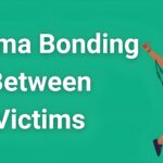 Person breaking free from invisible chains representing trauma bonding between victims recovery journey