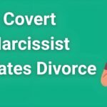 Person looking confused reading divorce papers with subtle manipulation symbols in background