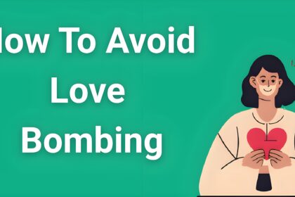 Person setting healthy boundaries in relationship, protecting themselves from love bombing manipulation tactics