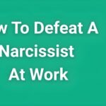 Professional woman confidently standing in office setting representing how to defeat a narcissist at work through strategic positioning