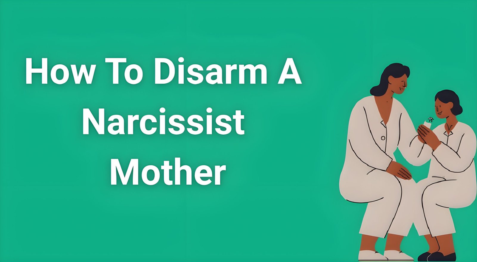 Adult woman setting boundaries with narcissistic mother while maintaining emotional distance and protecting mental health