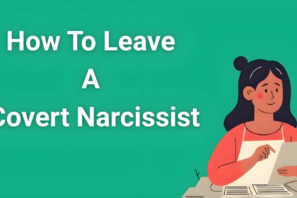 Woman planning safe exit strategy from covert narcissistic relationship with documents and phone