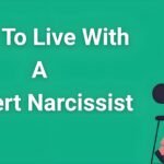 Person looking in mirror representing how to live with a covert narcissist while maintaining identity and self-worth